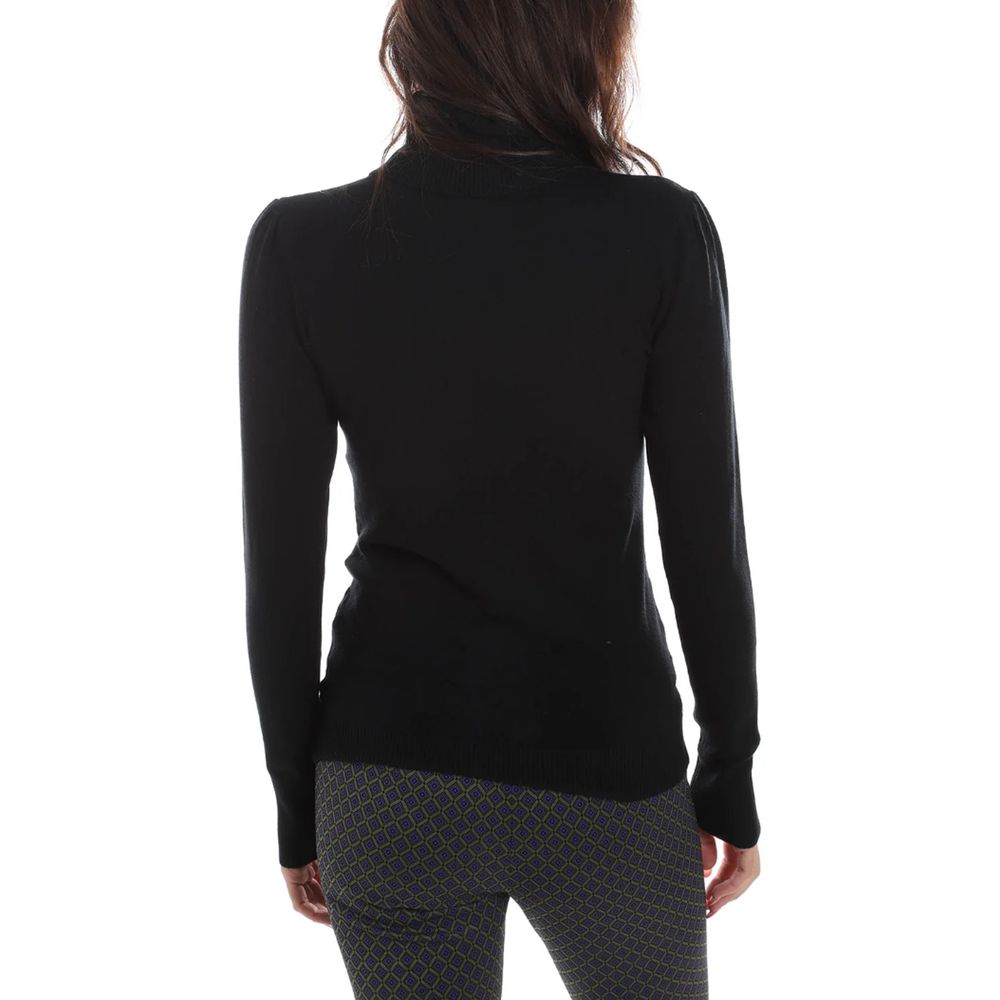 Yes Zee Black Viscose Sweater - XS