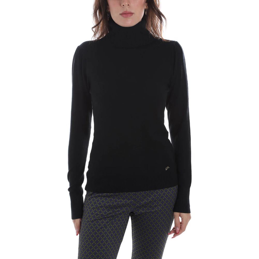 Yes Zee Black Viscose Sweater - XS