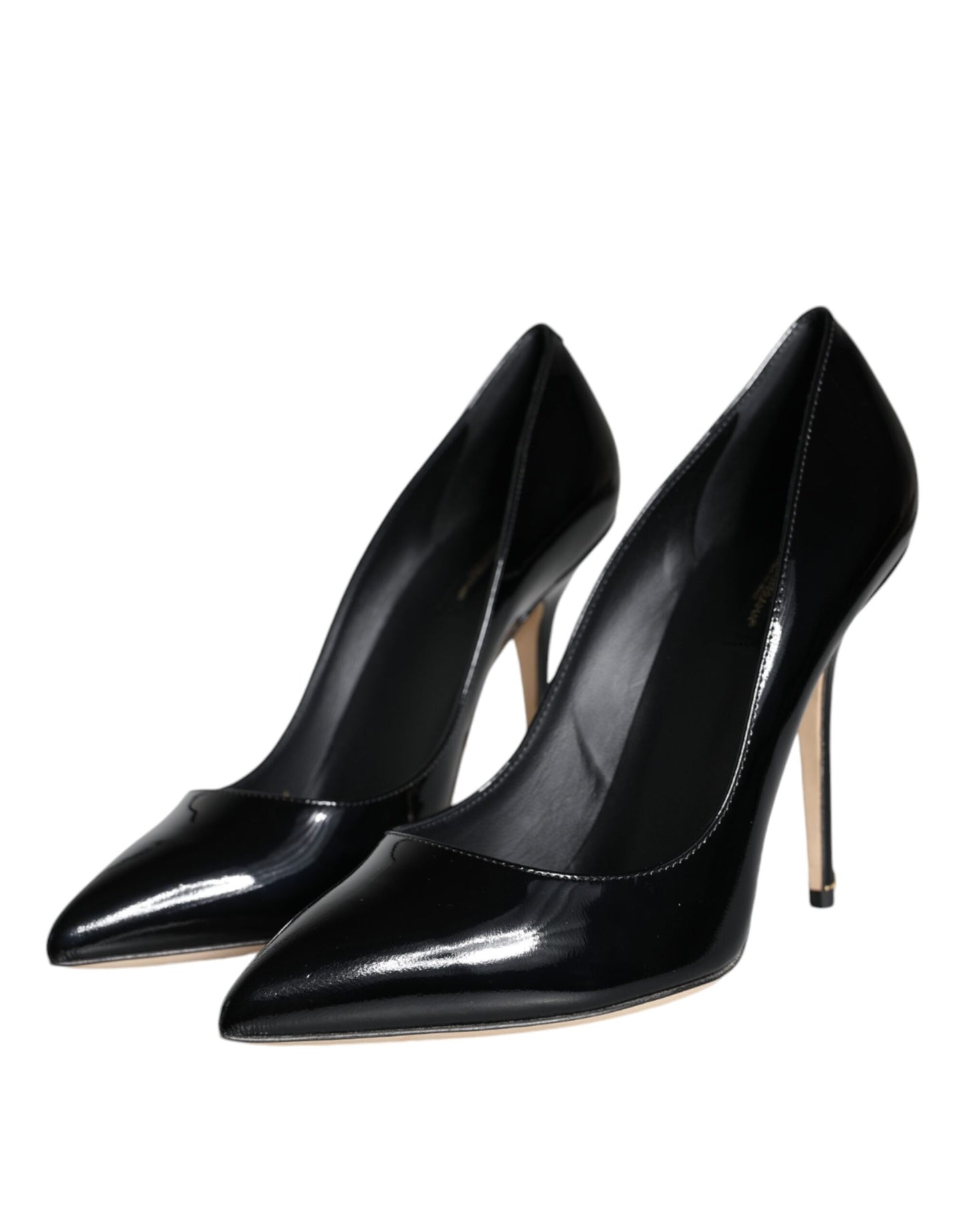 Dolce & Gabbana Black Patent Leather Bellucci Pumps Heels Shoes - EU36/US6