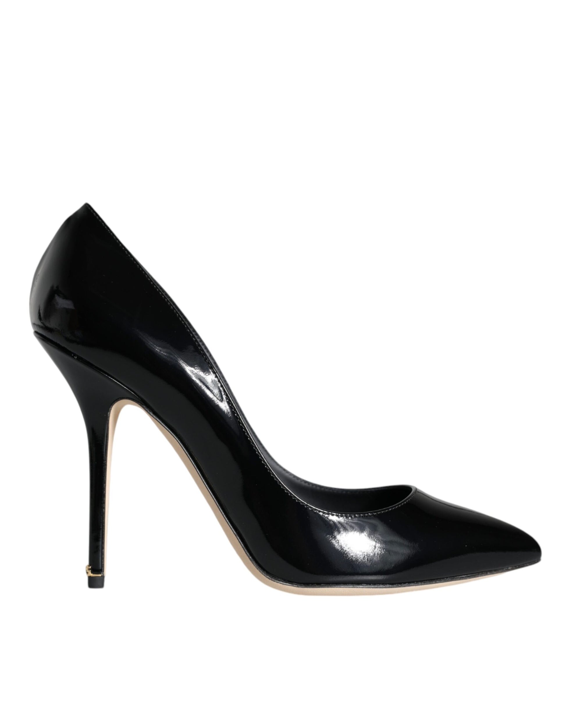 Dolce & Gabbana Black Patent Leather Bellucci Pumps Heels Shoes - EU36/US6