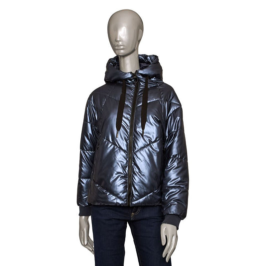 Baldinini Trend Blue Polyester Women Jacket