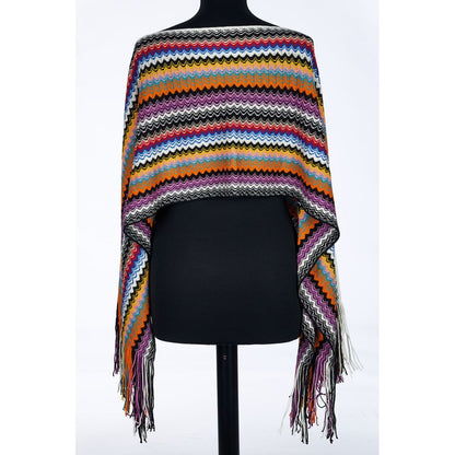 Missoni Multicolor Wool Women Poncho - Unisex