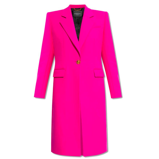 Versace Fuchsia Viscose Jackets & Coat - IT40|S