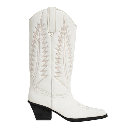 Paris Texas White Leather Boot - EU42/US12