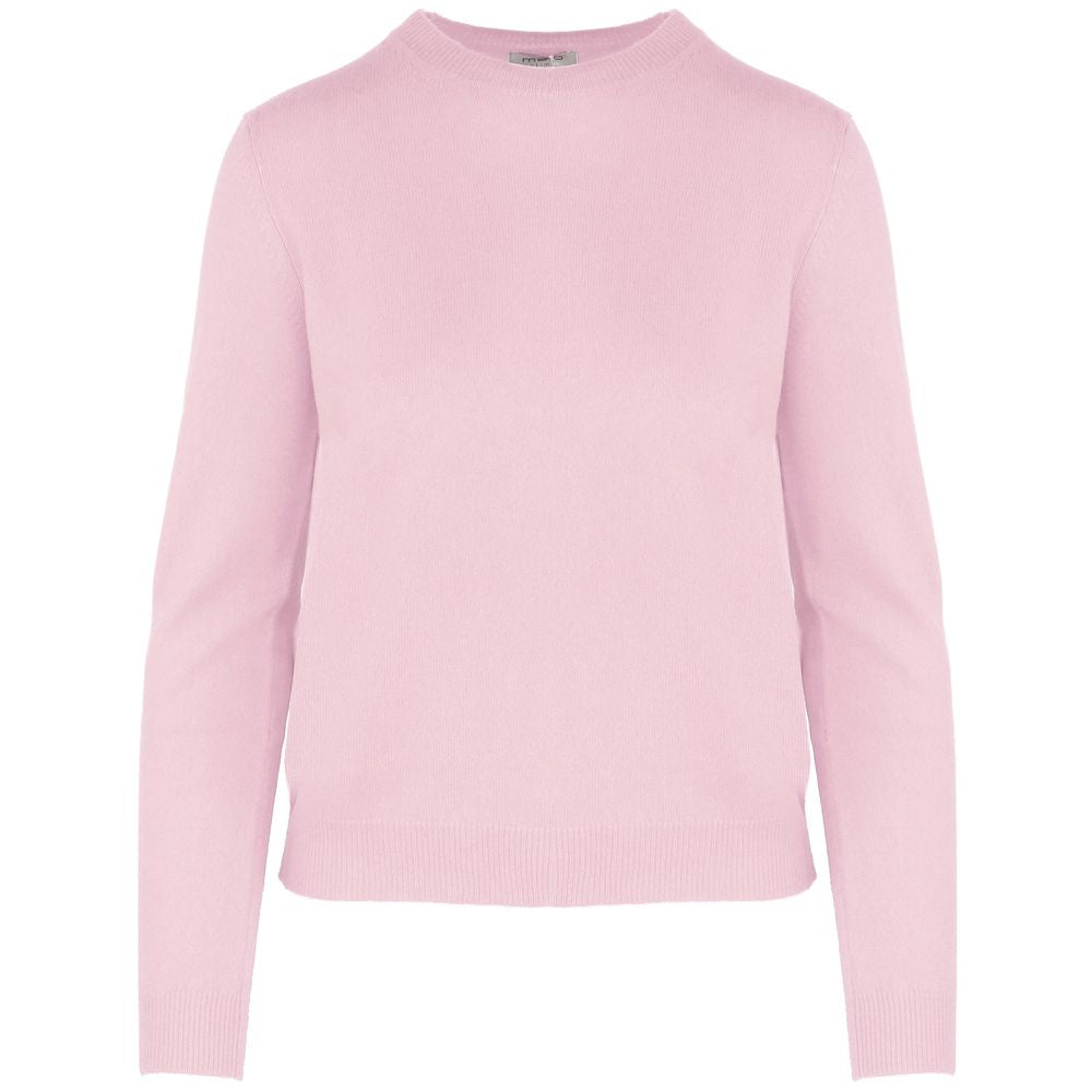 Malo Pink Cashmere Women Sweater - XS