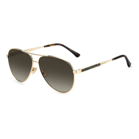 Jimmy Choo Gold Metal Sunglasses