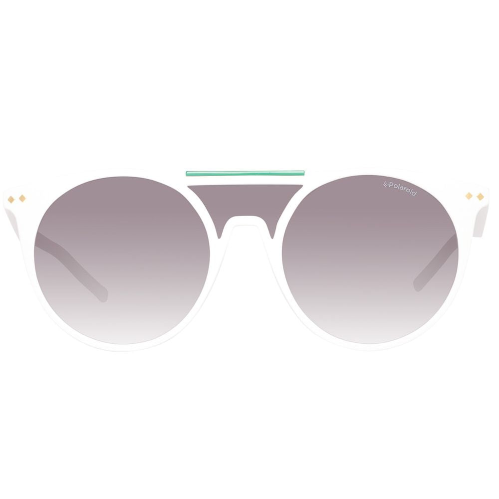 Polaroid White Acetate Sunglasses