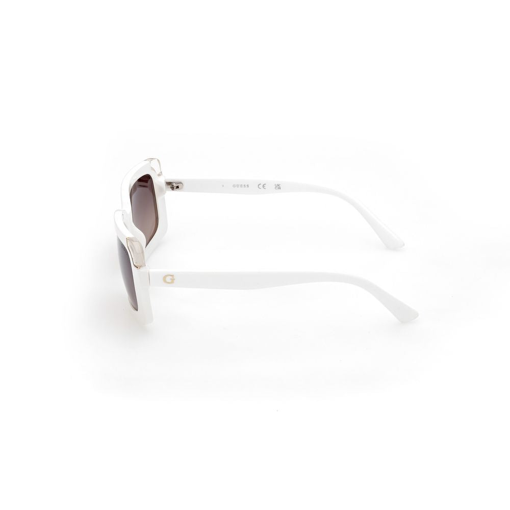 Guess White Injected Sunglasses