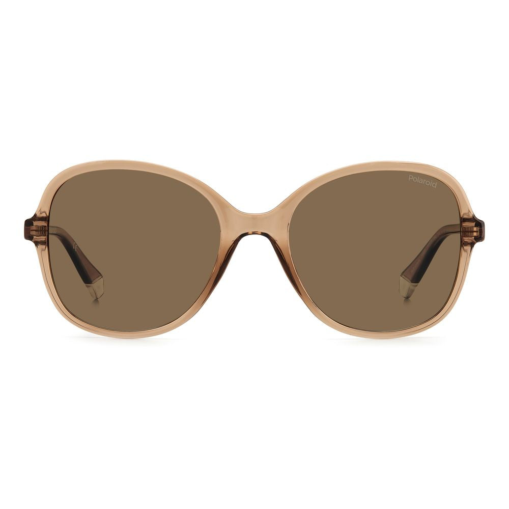 Polaroid Beige Resin Sunglasses