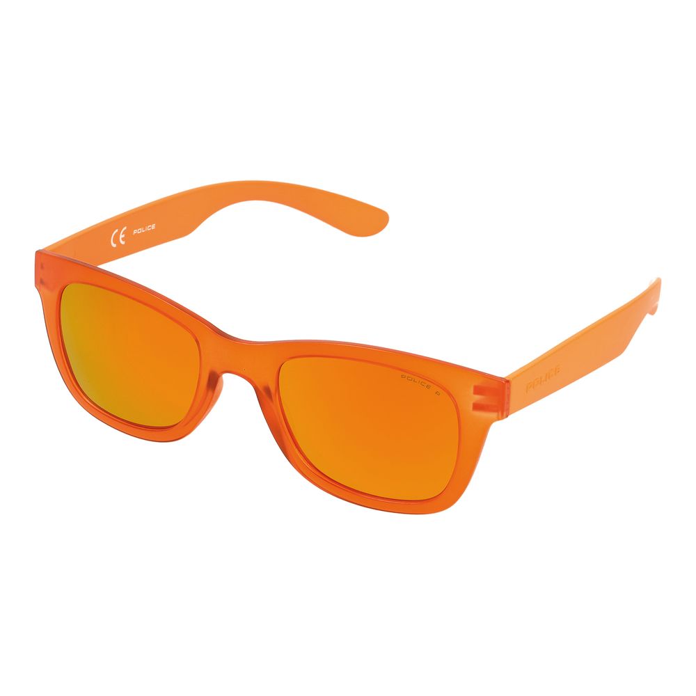 Police Orange Injected Sunglasses