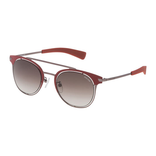 Police Red Metal Sunglasses