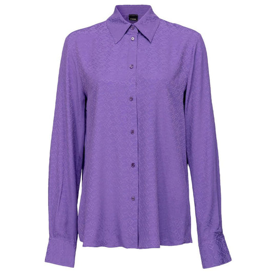 PINKO Purple Acetate Shirt - IT42|M