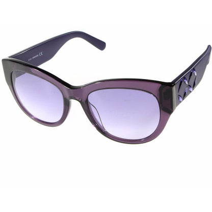 Swarovski Purple Plastic Sunglasses