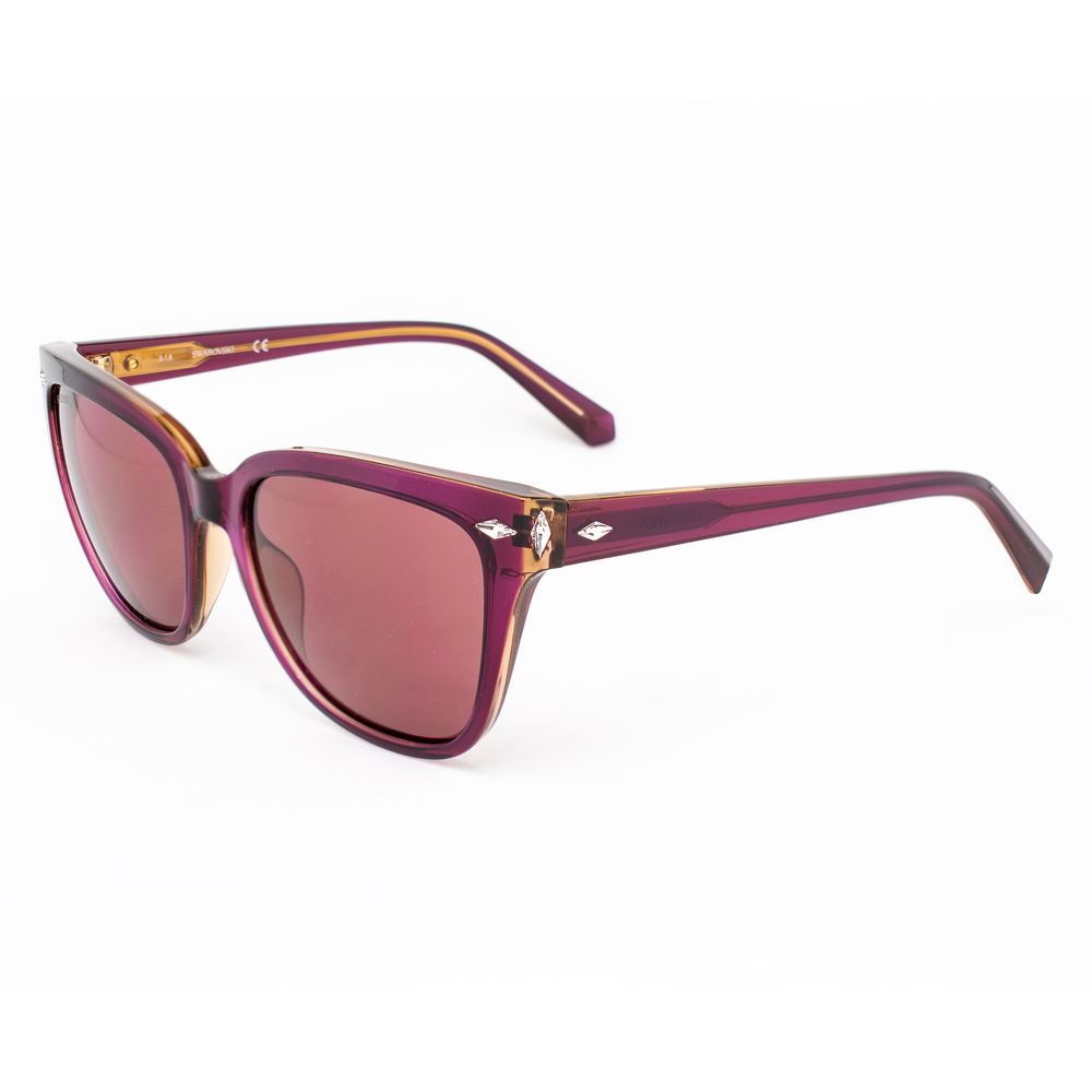 Swarovski Bordeaux Plastic Sunglasses