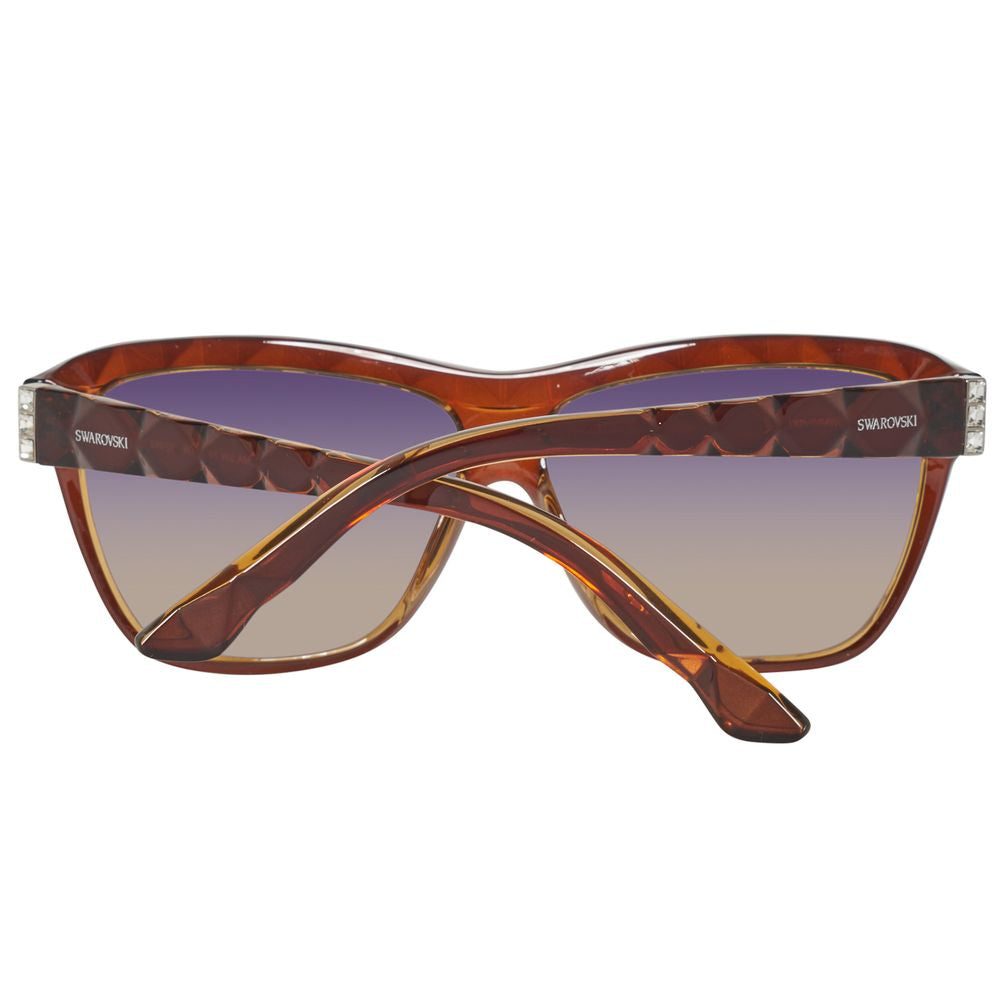 Swarovski Brown Injected Sunglasses