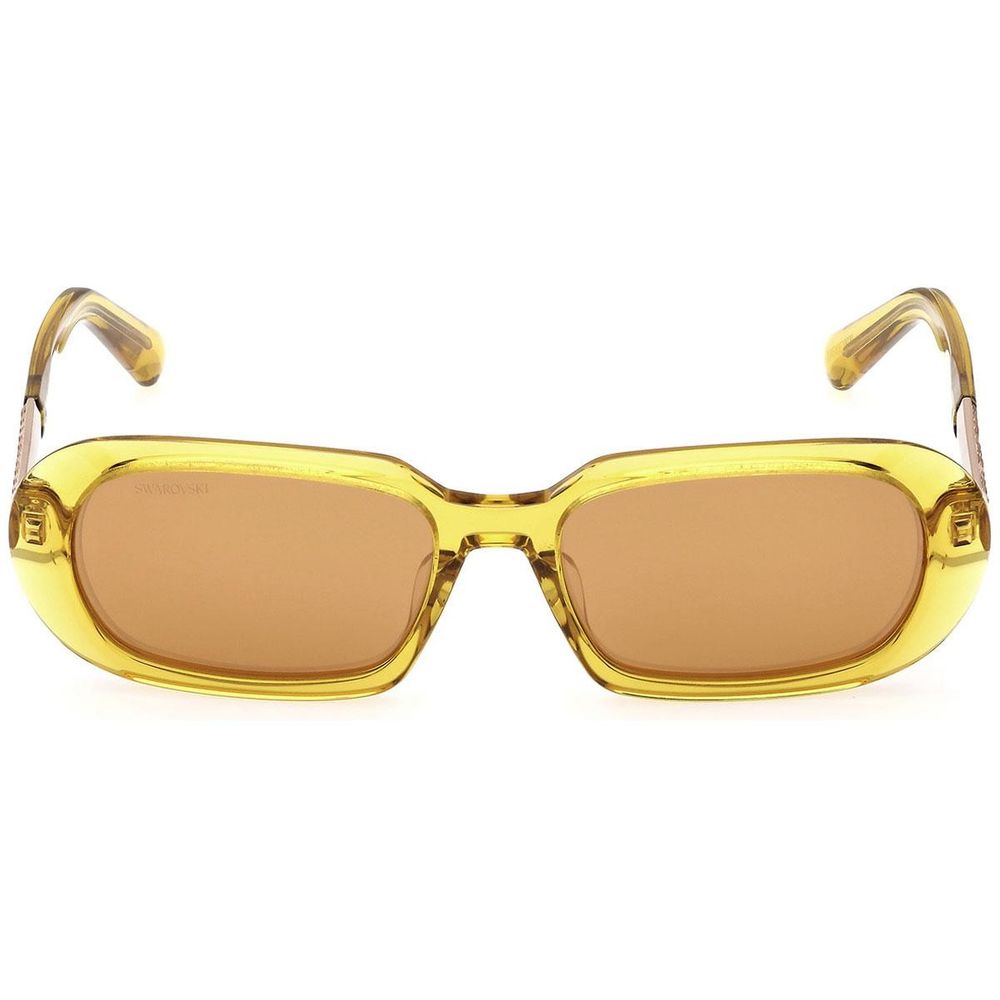 Swarovski Yellow Plastic Sunglasses