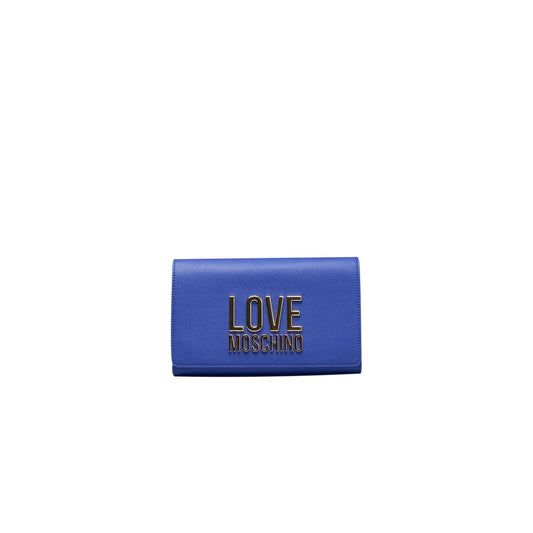 Love Moschino Blue Polyethylene Women Crossbody Bag