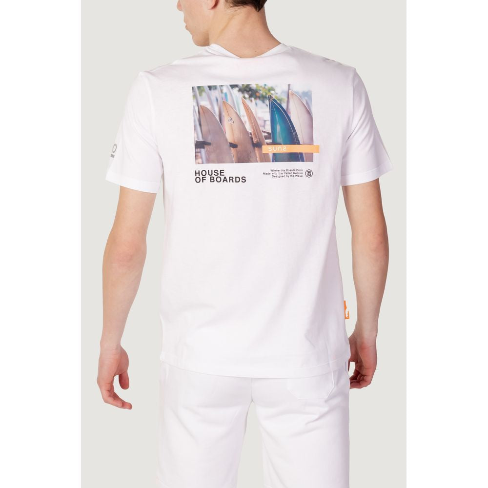 Suns White Cotton T-Shirt - IT52 | XL