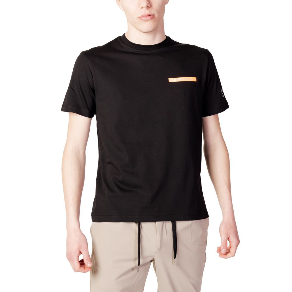 Suns Black Cotton T-Shirt - IT44 | S