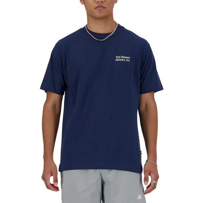 New Balance Blue Cotton T-Shirt - IT42 | XS