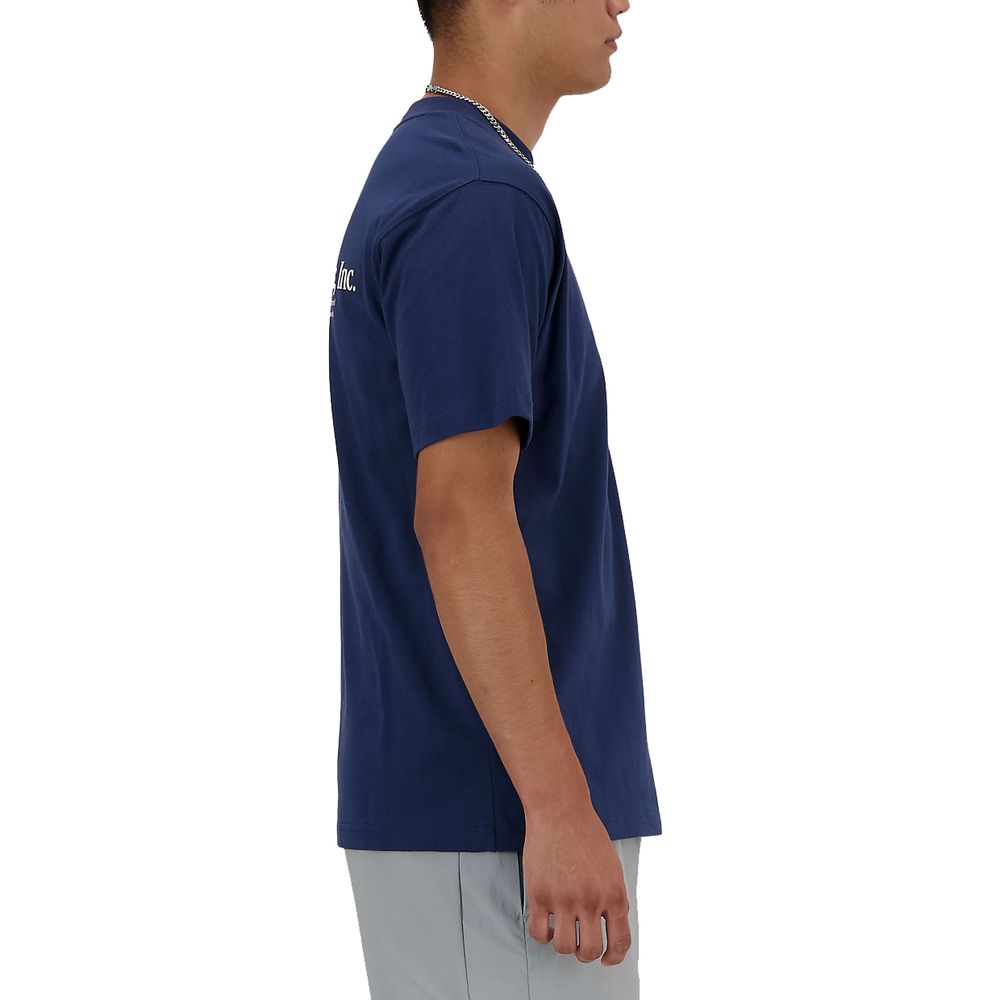 New Balance Blue Cotton T-Shirt - IT42 | XS