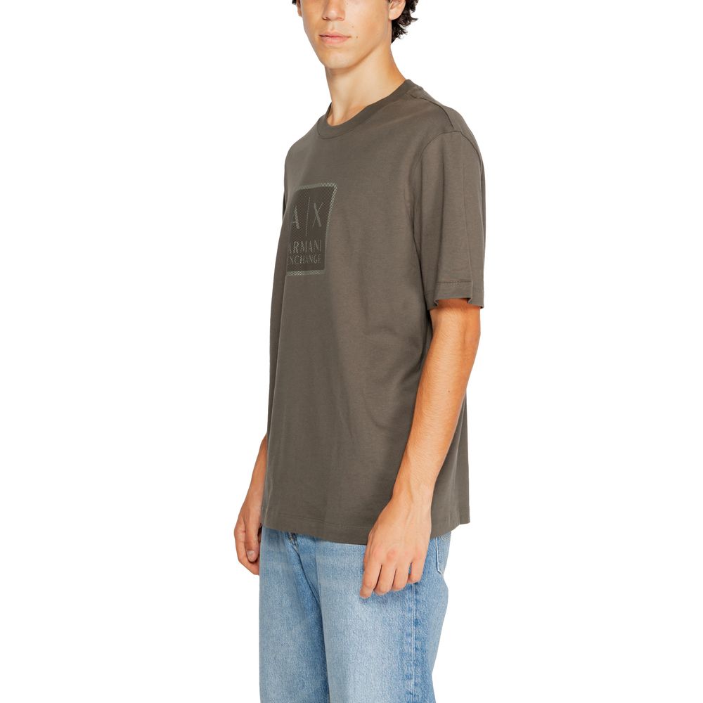 Armani Exchange Green Cotton T-Shirt - IT44 | S