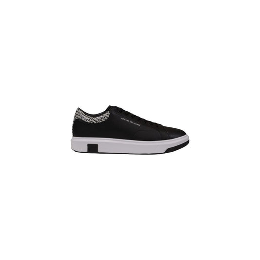 Armani Exchange Black Leather Sneaker - EU42/US9