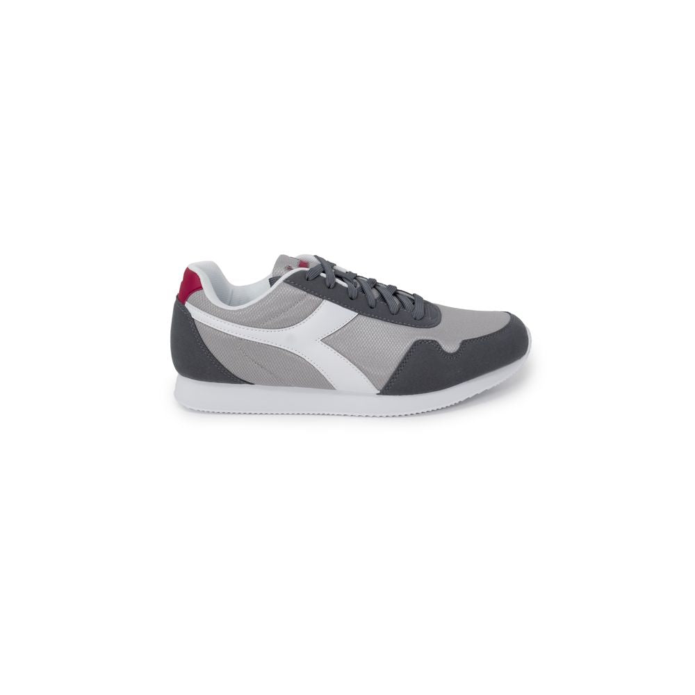 Diadora Gray Polyester Sneaker - EU40/US7