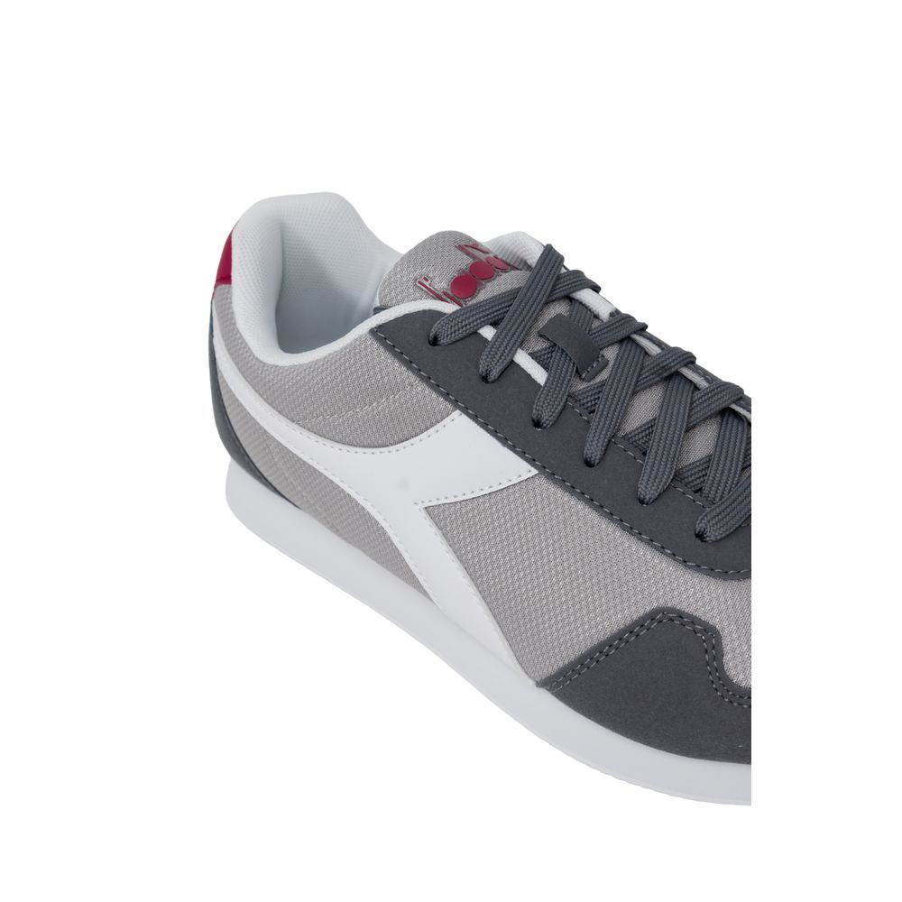 Diadora Gray Polyester Sneaker - EU40/US7