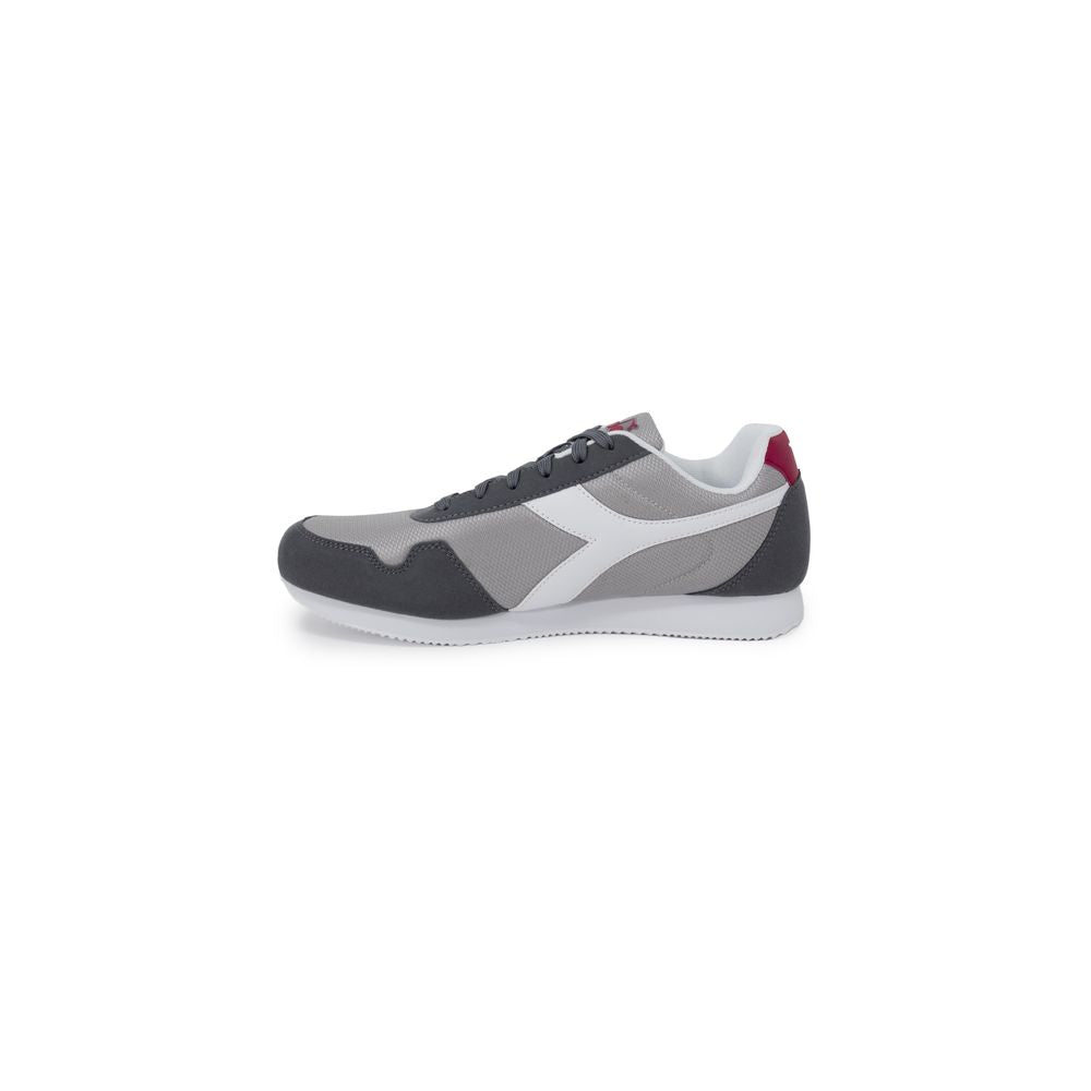 Diadora Gray Polyester Sneaker - EU40/US7