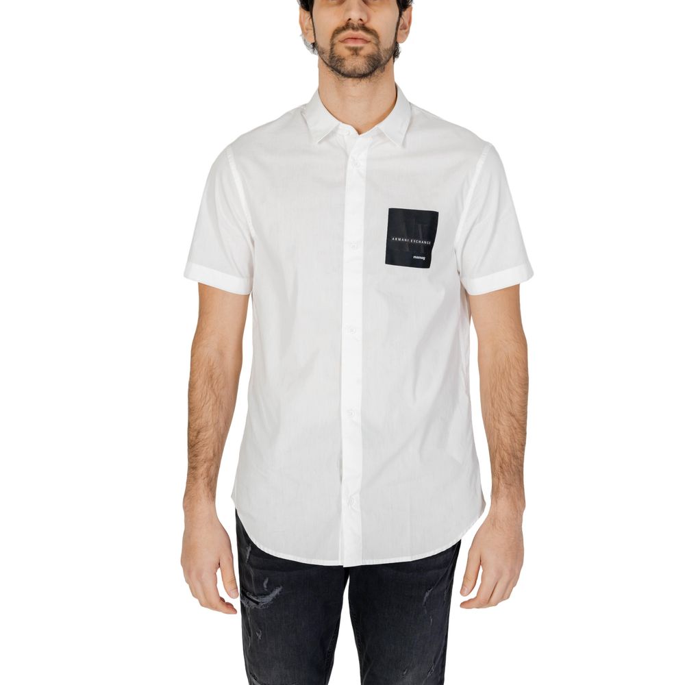 Armani Exchange White Cotton Shirt - IT42 | XS