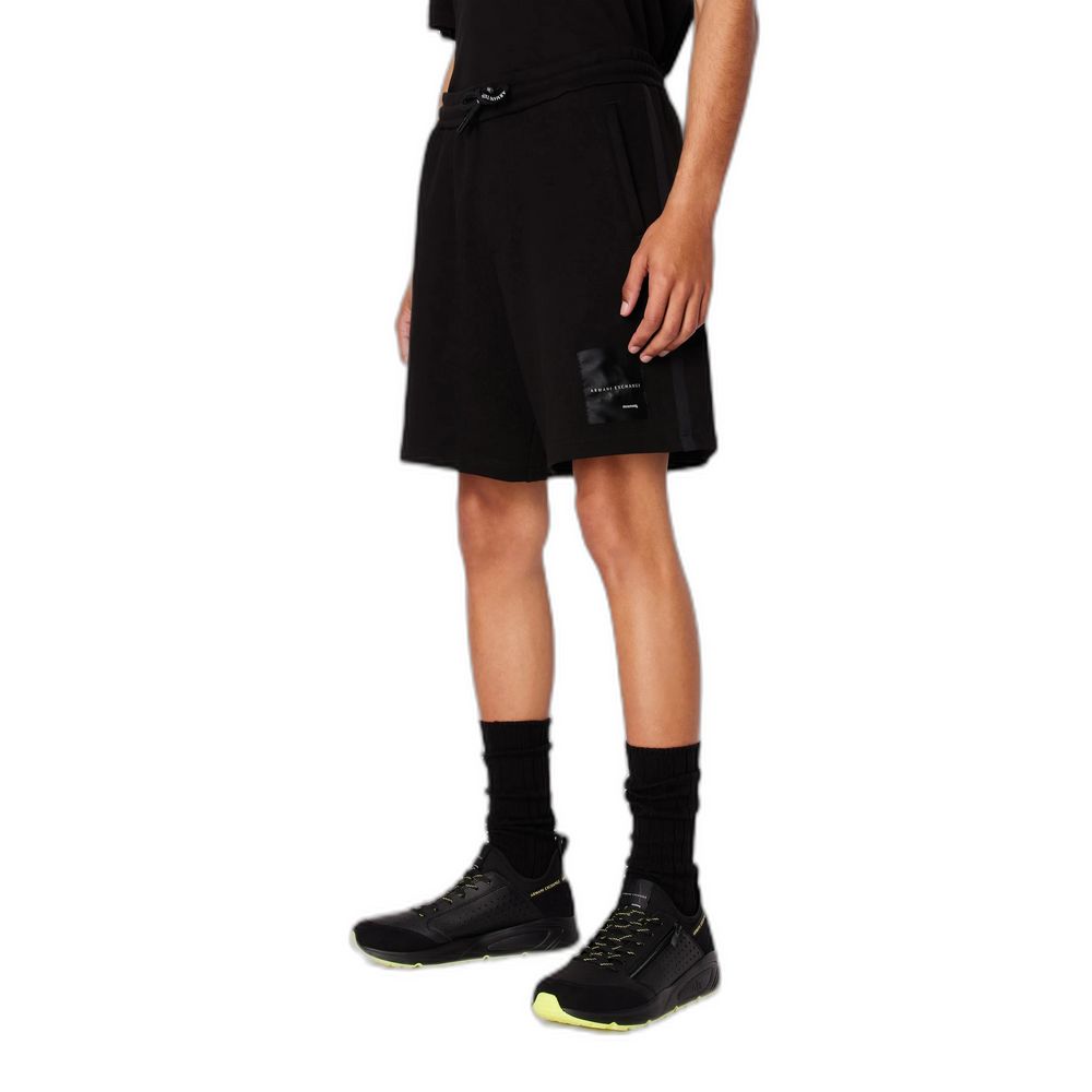 Armani Exchange Black Cotton Short - IT42 | XS