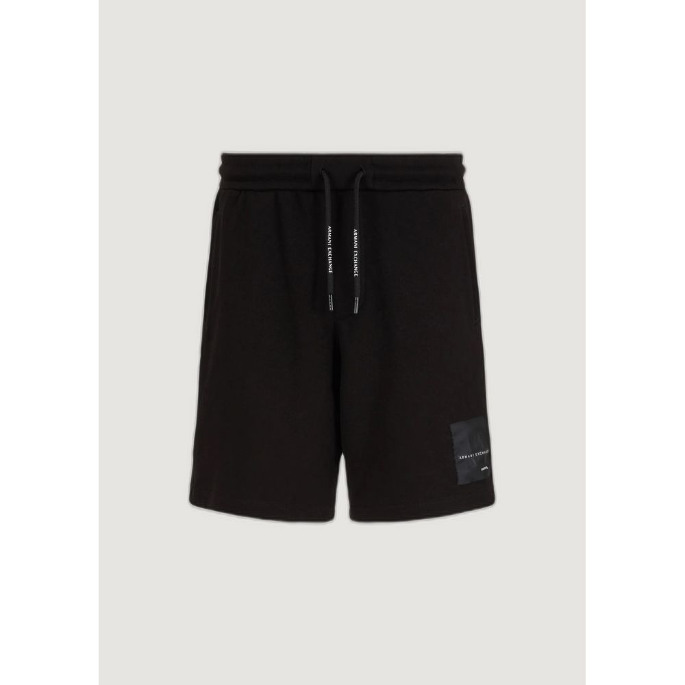 Armani Exchange Black Cotton Short - IT42 | XS