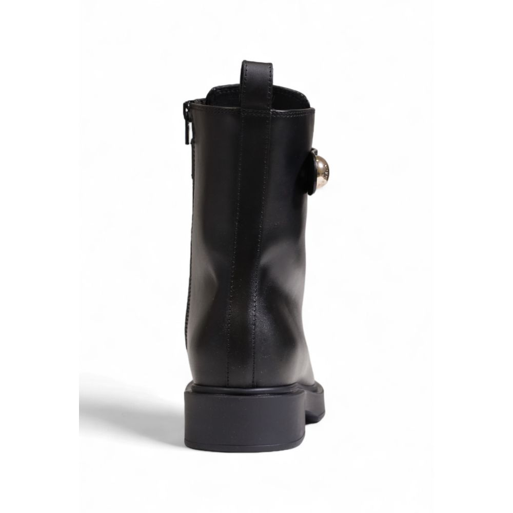 Furla Black Leather Boot - EU36/US6