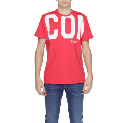 Icon Red Cotton T-Shirt - IT42 | XS