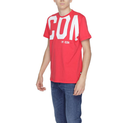 Icon Red Cotton T-Shirt - IT42 | XS