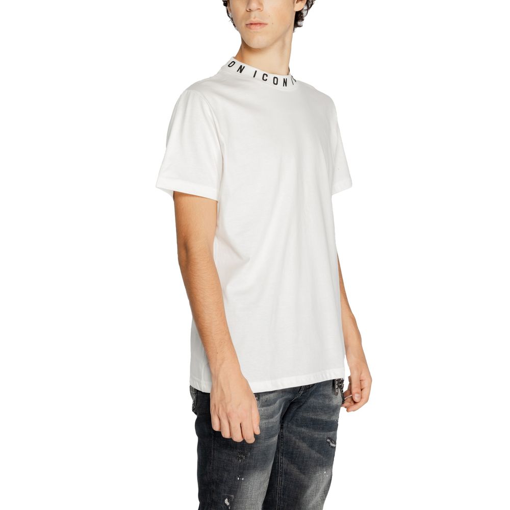 Icon White Cotton T-Shirt - IT54 | XXL