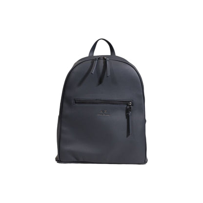 Armani Exchange Blue Polyester Backpack