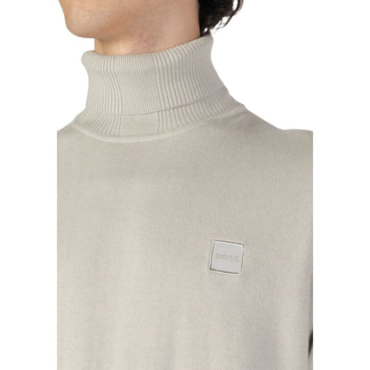 Hugo Boss Beige Cotton Sweater