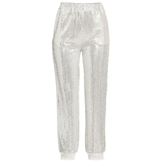 PINKO Gray Polyamide Jeans & Pant - S