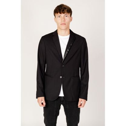 Armani Exchange Black Polyester Blazer - IT50 | L