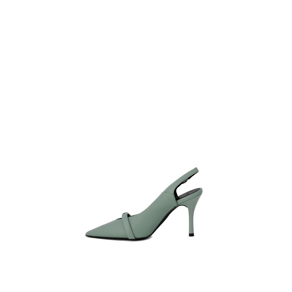 Furla Green Leather Sandal - EU38/US8