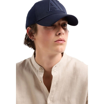 Armani Exchange Blue Polyester Hats & Cap - UNI