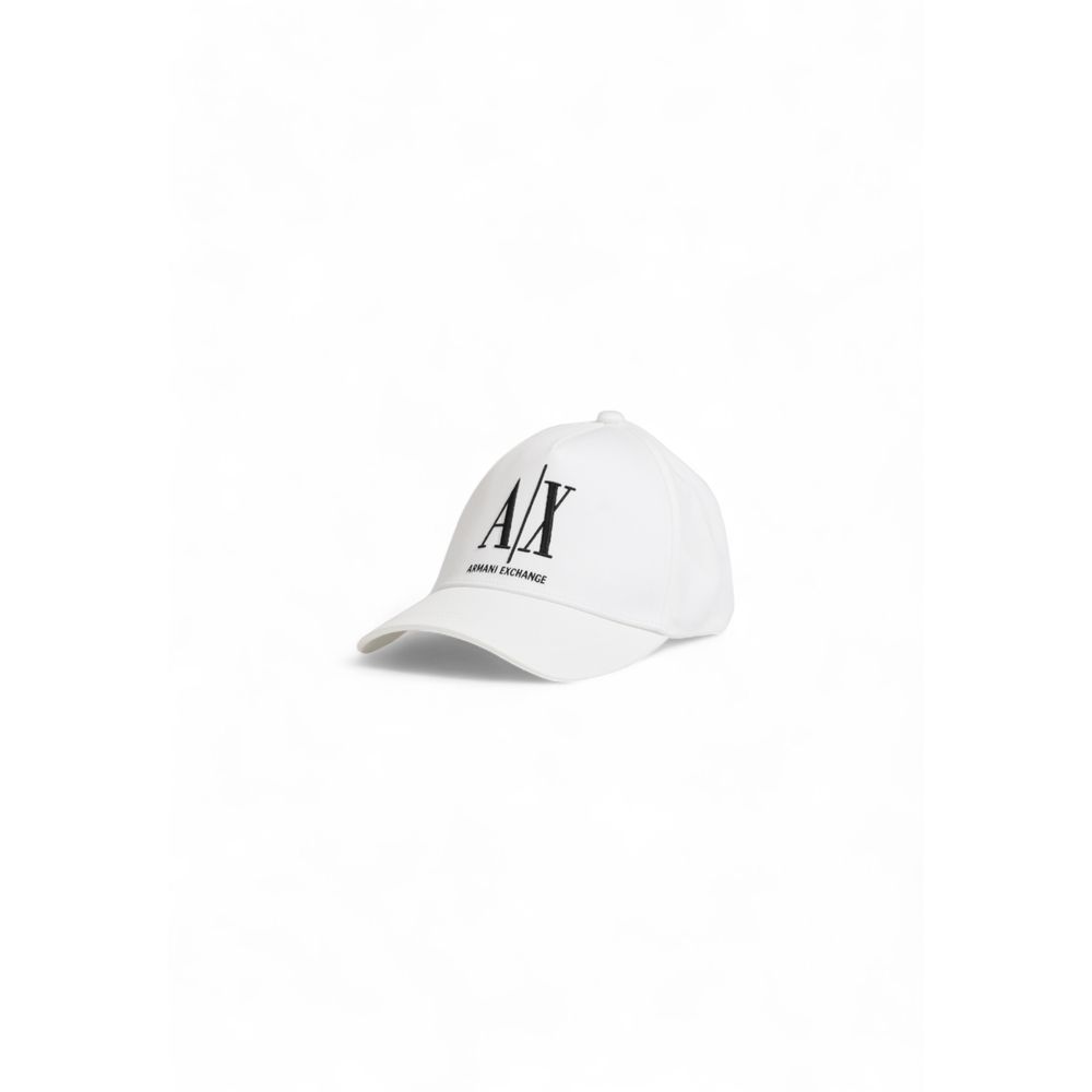 Armani Exchange White Cotton Hats & Cap - UNI