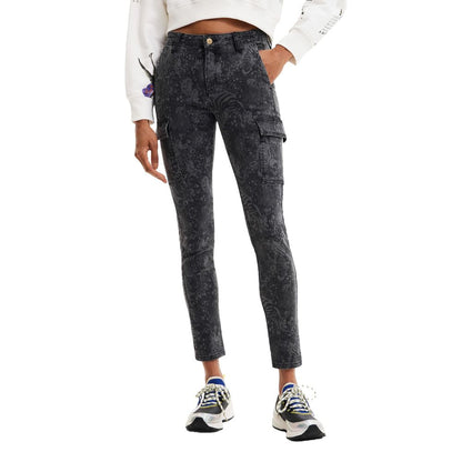 Desigual Black Cotton Jeans & Pant - 34 | XXS