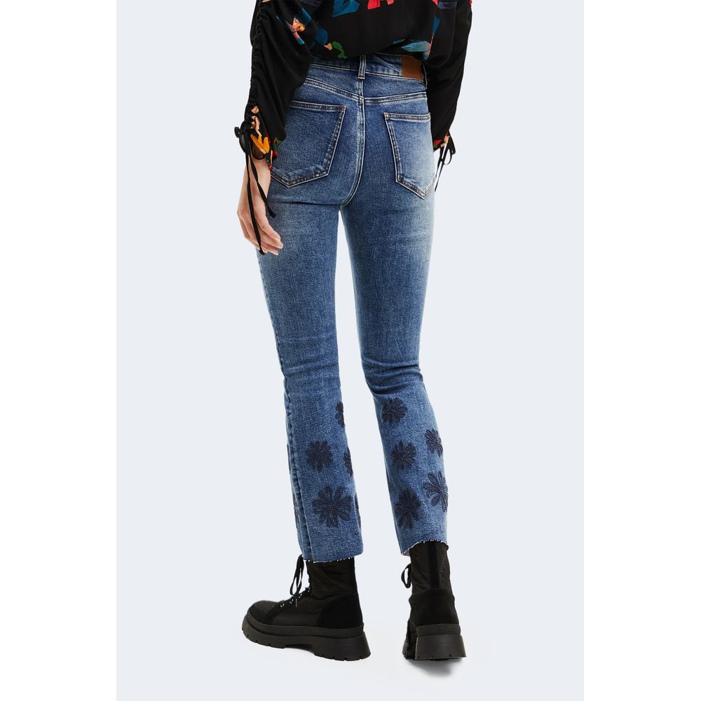 Desigual Blue Cotton Jeans & Pant - 34 | XXS