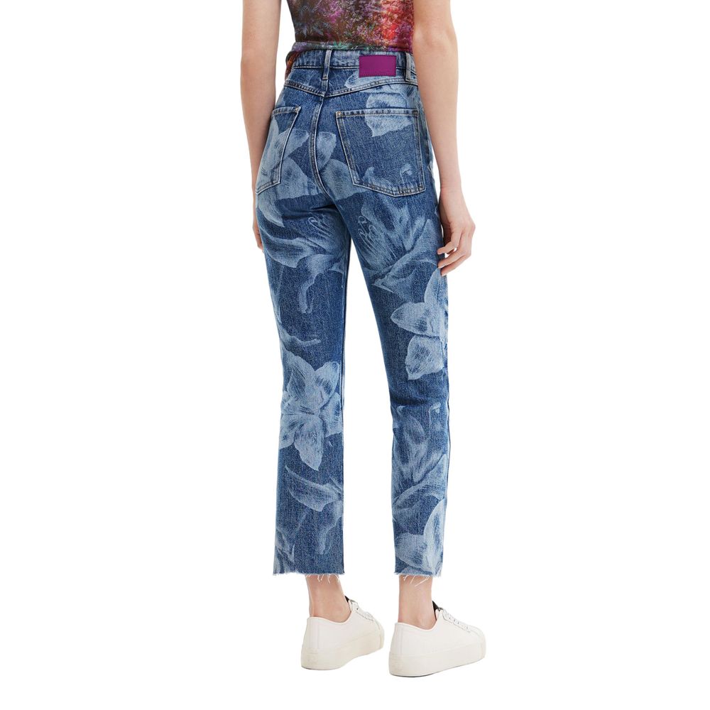 Desigual Blue Cotton Jeans & Pant - 34 | XXS