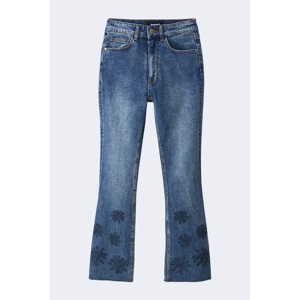 Desigual Blue Cotton Jeans & Pant - 34 | XXS