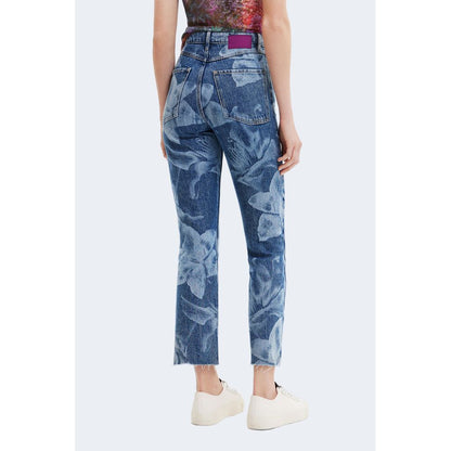 Desigual Blue Cotton Jeans & Pant - 34 | XXS