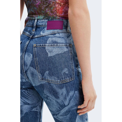 Desigual Blue Cotton Jeans & Pant - 34 | XXS